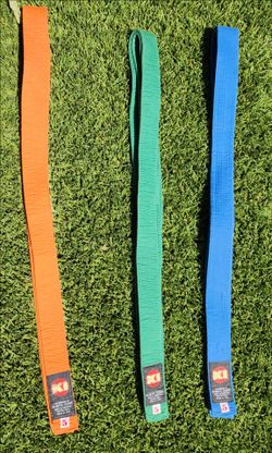 KI Martial Arts Belts Set of 3