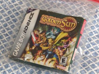 GBA Golden Sun Box + Golden Sun The Lost Age