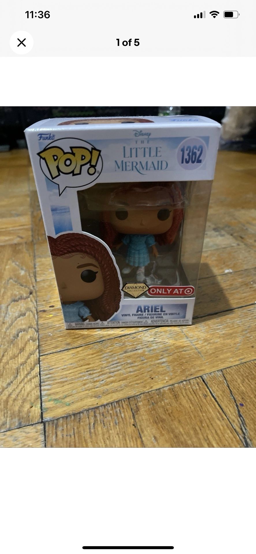 Funko Pop! (Diamond Collection) ARIEL #1362 The Little Mermaid Disney