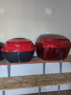 Motorcycle Scooter Moped top case trunk box saddlebags