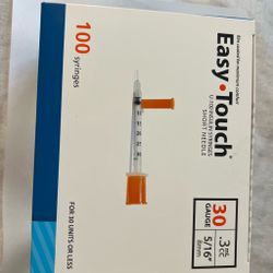Diabetic syringes