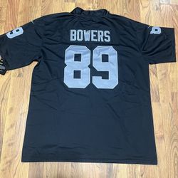 Black  Las Vegas Raiders Brock Bowers Stitched Jerseys