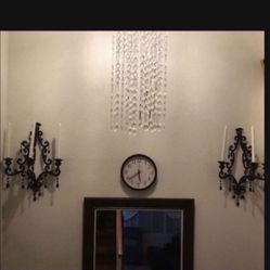 sconce from Z Gallerie Beautiful Black Wall Candle Holders 