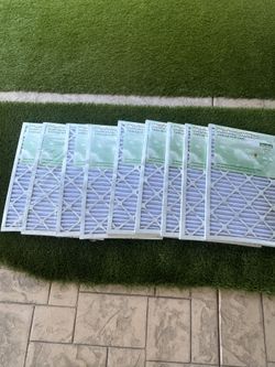 (9) Air Filters (18x27x1) Standard : Brand new