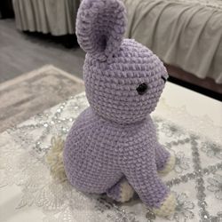handmade crochet rabbit 