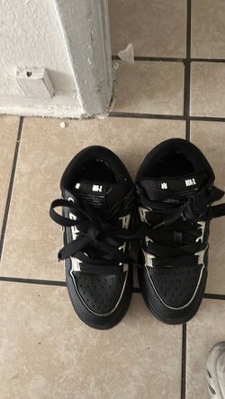 Amir Skeleton top sneaker black