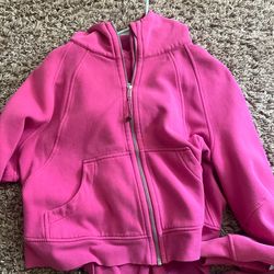 lululemon sonic pink scuba, size medium!