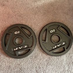 CAP Barbell 2” Olympic Weight Plate - 10 LBS (4x)
