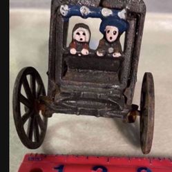 CA. CAST IRON AMISH BUGGY. STRASBURG, PA. VINTAGE. NO HORSES