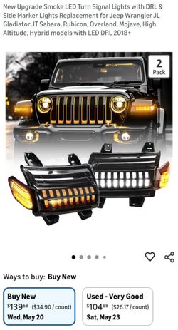 NEW💡LED Smoke TurnSignal HeadLights
