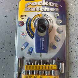 Vintage Alltrade Pocket Ratchet Socket Set #270016 Collapsible Compact Stubby Tool