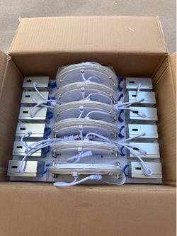 (12) 6” LED recessed lights