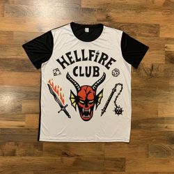 Stranger Things Hell Fire Club Shirt Size XXL 
