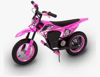 M8TRX SPORTS Pink 12V Mini Electric Child Dirt Bike  M8TRX SPORTS Bicicleta de tierra eléctrica para niños rosa de 12 V mini