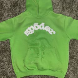 Bright Green Spider Hoodie 