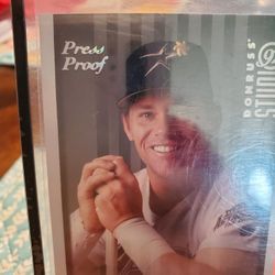 Craig Biggio 1997 Donruss Studio Press Proof Silver Foil Parallel Baseball Card 