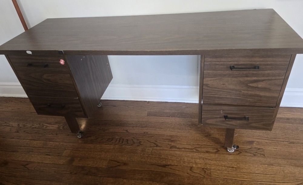 Free Wood Desk With Casters