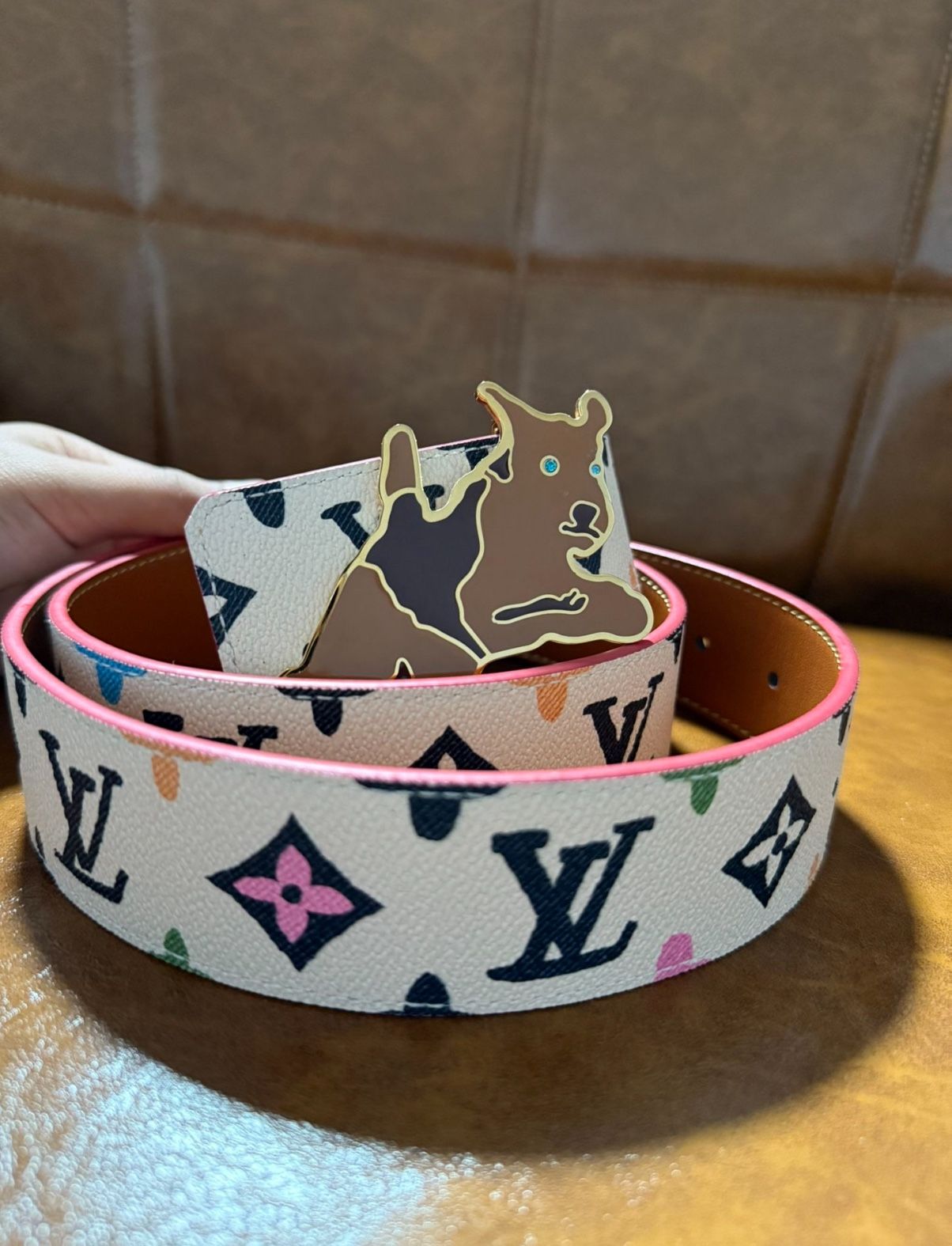 Louis Vuitton X Tyler The Creator Monogram Craggy Reversible B-elt