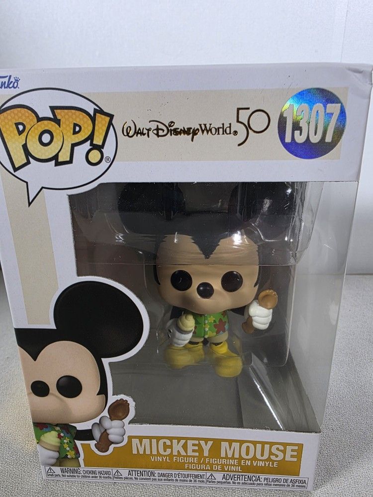 Disney World 50th Anniversary Aloha Mickey Pop! Vinyl