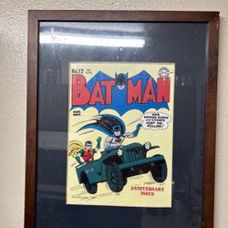 Ww2 War Saving Bond And Stamps Poster Batman And Robin (framed)