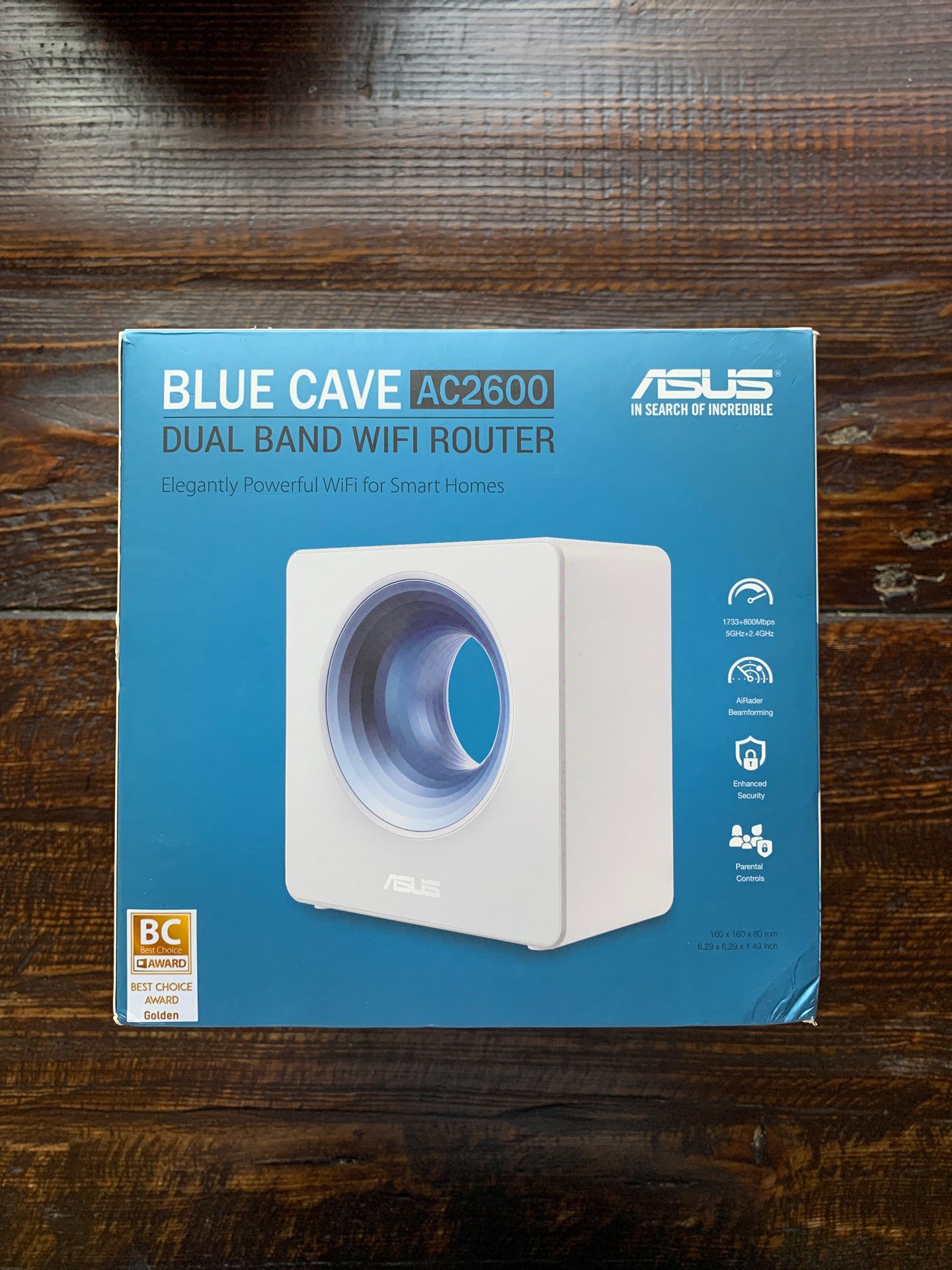 Asus blue cave ac2600 WiFi Ai mesh router