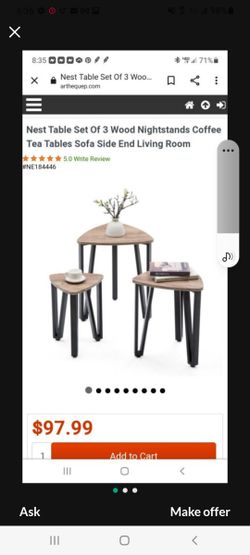 Side End Tables 