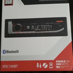 Dual AM/FM CD Player and Bluetooth Car Radio/Stereo XDC100BT