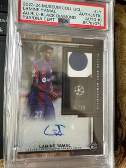 Lamine Yamal rookie patch auto /10