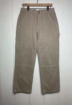 BDG Urban Outfitters Skate Carpenter Pants Wide Leg Utility Beige W31 L32