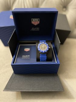Kith TAG Heuer Formula 1 Blue Watch Limited Edition 1/825 WITH RECIEPT