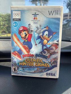 Mario & Sonic at the Olympic Winter Games (Wii, 2009) Vancouver 2010 CIB TESTED