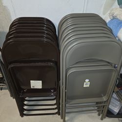Folding Metal Chairs 