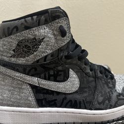- Air Jordan 1 Retro High OG / Black/White Particle Grey (US 11)
