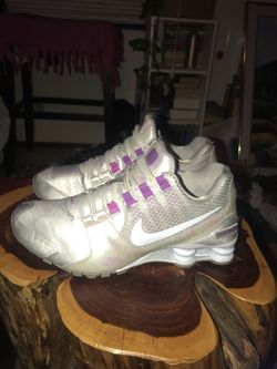 Nike Shox Avenue SE Special Edition grey pink and silver shimmer!