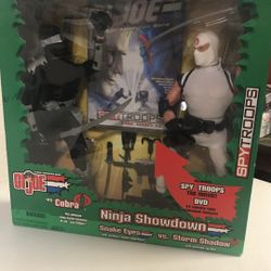 GIJoe Full Size With DVD Movie UNOPENED  Snake Eyes Storm shadow 
