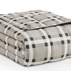 Weighted Blanket - 60"x80" 20lbs Cooling Breathable Heavy Blanket Microfiber Material with Glass Beads for Adult All-Season Soft Thick Comfort