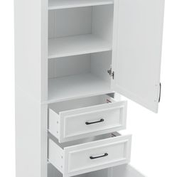71'' Tall Narrow Storage Cabinet
