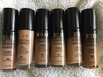 New Milani Conceal Perfect Foundations 