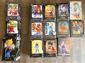 Dragon Ball Z Bandai Figure Lot of 14 Boxes