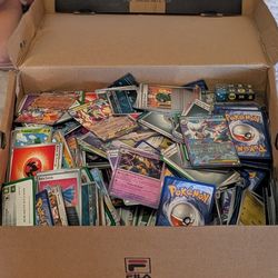Shoebox Filled With Pokemon Cards!