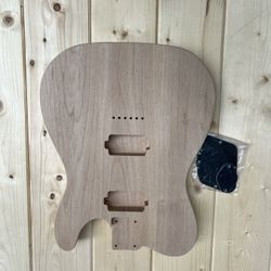 Telecaster Style Guitar Body 3- Piece Alder- Unfinished- Standard Routing/ Weight: 4.7 lbs 