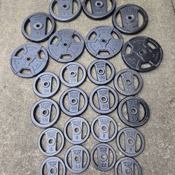 310lb Standard 1inch Grip Plates Weight Plate Set