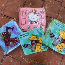 Babies, Children Popular Characters Wash Rags: 54pcs - $35