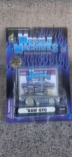 Muscle machines GTO RAW  CHASE.1:64 Die cast