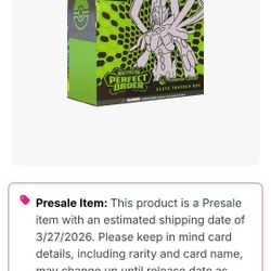 Perfect Order Preorder