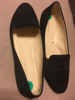Nine West size 8 women’s black flats