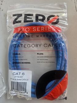 Cat6 patch cables