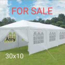 10x 30 wedding party tent outdoor canopy  white FOR SALE Carpa