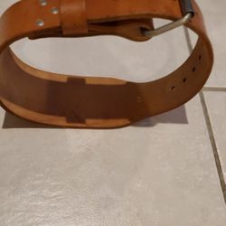 Weightlifting Leather Belt