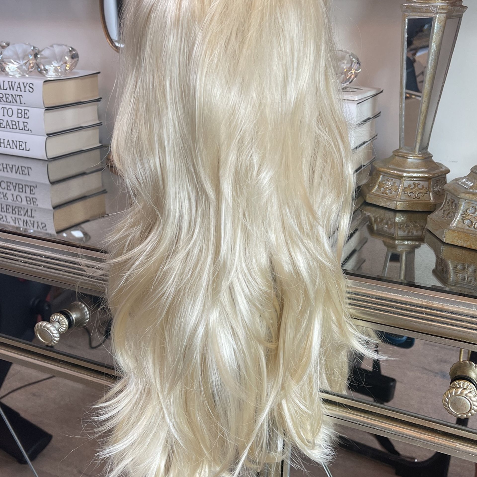 Blonde Farrah Fawcett Wig With Swoop Bangs - Halloween Costume
